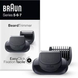 NEW Braun Beard Trimmer EasyClick Cleansing Brush Attachment for Series 5, 6and7